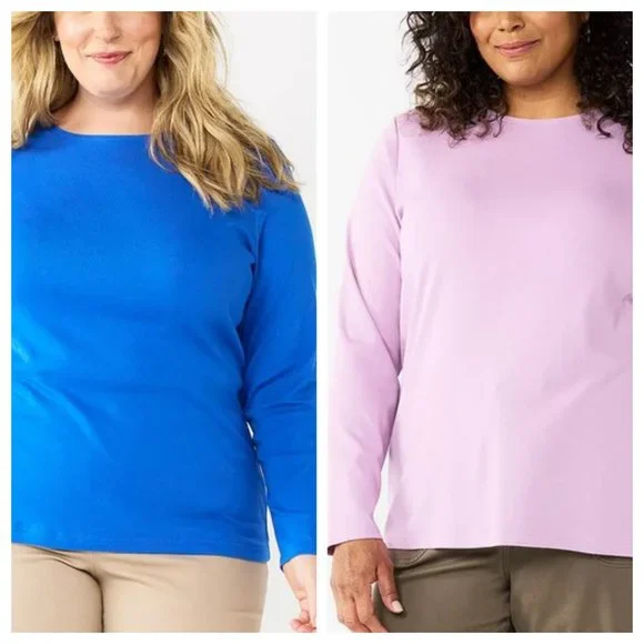 Croft&Barrow CLASSIC TEE トップス NEW Women's Croft & Barrow Classic Tee Shirt Top XL